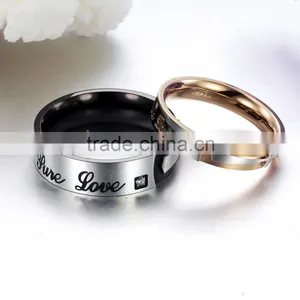 Cool Stainless Steel Lover Jewelry Indian Wedding Rings thumbnail-3