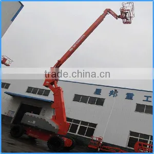 Diesel Mobile Small Lift Platform /SINOBOOM Articulating Boom Lift thumbnail-3