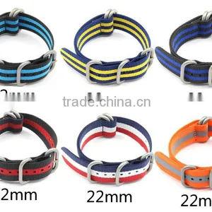 Fashion Style Colorful Fabric Nylon Watch Strap thumbnail-5