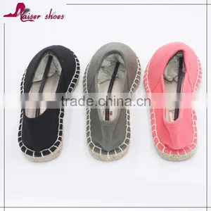 Cheap Wholesale Espadrille White Canvas Shoe in China Wholesale Fashion Canvas Shoe Quality Choice thumbnail-3