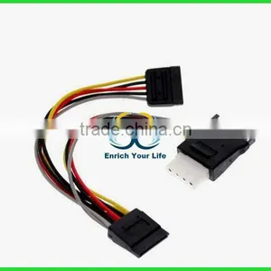 8 Inch Long for SATA 15-Pin Male to Female Power Extension Cable 15-F to 15-M thumbnail-1