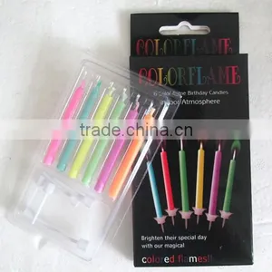 Factroy Sale Colored Flame Candle for Birthday Wholesale thumbnail-4
