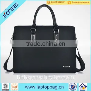Genuine Leather Briefcase Hard Case Bags For Laptop Computer Waterproof Briefcase thumbnail-1