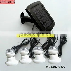 HOT SALE. Portable Solar Led Lantern With Four Bulbs thumbnail-1