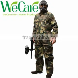 Disposable Non Woven Camouflage Coverall for CS Field Operation thumbnail-1