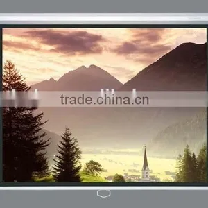 120 Inch Manual Projector Screen/matte White Pull Down Projector Screen thumbnail-2