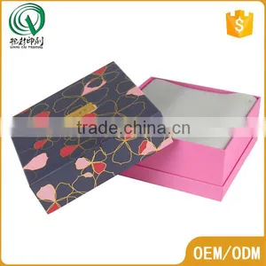 Printed ODM Rectangle Shape Spot Color Printing Hat Underwear Paper Lingerie Packaging Box thumbnail-2