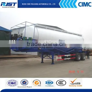 China Supply Bulk Cement Tanker Trailer , Bulk Powder Material Tanker Semi Trailer for Sale thumbnail-2