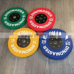 Dynomaster Top Grade Bumper Plate Elite Weight Plate thumbnail-1