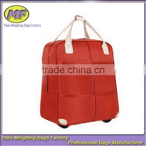 Custom Multifunction Waterproof Nylon Large Capacity Tote Travel Trolley Luggage Bag thumbnail-1