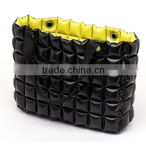 Black/yellow PVC Air Inflated Bag for Beach Collection thumbnail-1