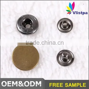 Custom Logo Washable Nickel-Free Fashion Metal Button for Jeans thumbnail-1