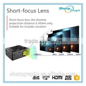 UNIC Cheap Pico Used Mini HD 1080P LED Projector With Battery Home Cinema Projectors thumbnail-6