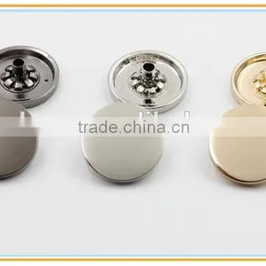 Wholesale Fahsion High Quality Custom Design Round Metal Snap Button With Logo as Garment Accessory (#S1001) thumbnail-1