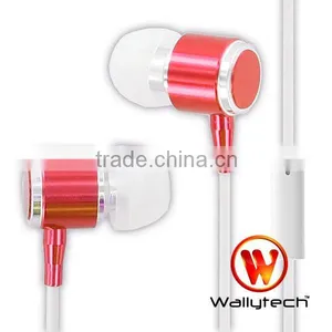 Wallytech Colorful Metallic Stereo In-Ear Earphone thumbnail-1