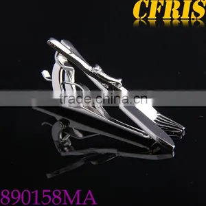 New Style Tableware Tie Bar Knife and Fork Tie Clip thumbnail-1