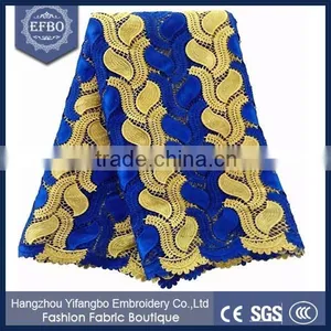 2016 Durable Lace Fabric Market In Dubai / Spring Dress Multi Color Guipure Lace Fabric For Parties thumbnail-2