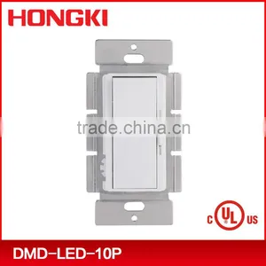UL, CUL Listed Decorator Fluorescent 120V 0-10v LED Dimmer Switch With Power Pack Inside thumbnail-1