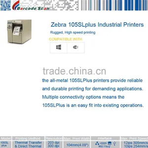 Label Printer Zebra Printer 105sl Plus Zebra Barcode Printer Quality Choice thumbnail-2