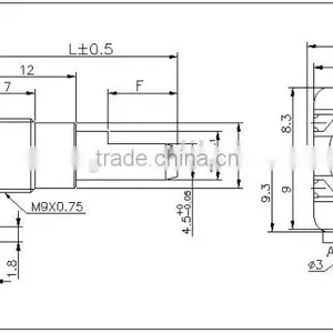 F16E Series Rotary Shaft Encoder Incremental Type High Accuracy Encoder in All Dimensions thumbnail-2