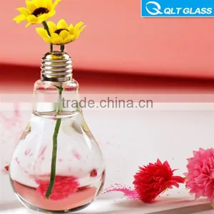Top Sale 100ml Light Bulb Shaped Glass Beverage Bottle With Cap thumbnail-1