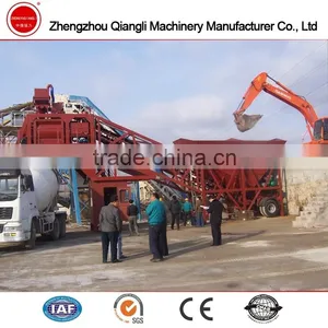 YHZS35 Mobile Concrete Mixing Plant With Low Price thumbnail-1
