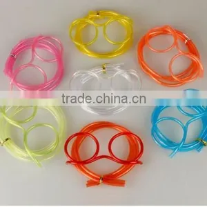 New Design Kids Glasses Straw/DIY Plastic Glasses Straw thumbnail-2