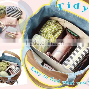 Travel Bags Handbags Shopping Business Bags Lagguage Diapers Baby Kids Cosmetic Storage Insert Multi Adjustable Partition M76184 thumbnail-1