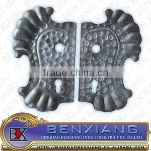 Wrought Iron Gate Lock Plate thumbnail-1