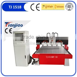 TJ12525 Multi Spindle Cnc Wood Router 2500*2500mm Wood Relief Engraving Cnc Router Chair Legs Making Machie thumbnail-1
