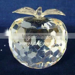 Beautiful Crystal Christmas Apple Ornaments For Christmas Favor thumbnail-1