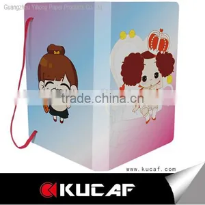 Fabric Notebook With Expanding Pocket Girl Note Book thumbnail-1