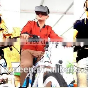 New vr Bike 3d vr Box vr Headset Drive Fast in Traffic Funny Exercise thumbnail-3