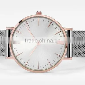 FS FLOWER - 2016 Watches Men Women Quartz Watch Good Quality Mesh Band Custom Own Brands Watch thumbnail-6