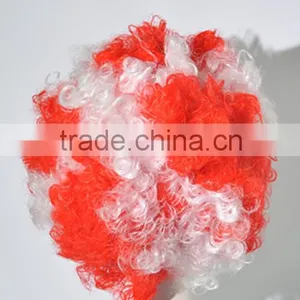 Colorful Short Afro Curls Cosplay Silk Wave Wig N360 thumbnail-1