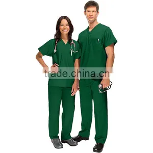 2016 New Style Medical Scrubs Wholesale/nursing Uniform Medical Uniform Scrubs Cheap/OEM Scrub Suits Tops & Pants Manufacturer thumbnail-3