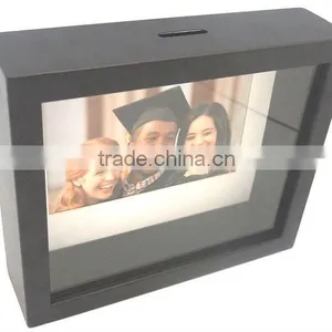 Metal Photo Frame With Coin Bank Use , 8" x 6" in Size (A500) thumbnail-1