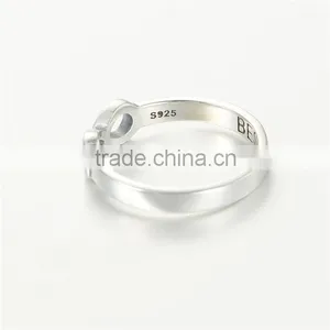Best Friend Nipple Ring Forever Infinity Shape Silver Rings FR302 thumbnail-2