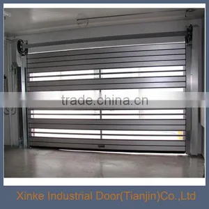 Exterior Decorous Design Automatic Aluminium High Speed Door HMD-004 thumbnail-1