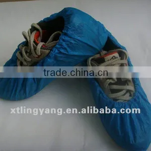 Blue CPE Overshoes Disposable Medical Shoe Covers for Everyone thumbnail-1