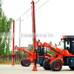 Wheel Loader Mounted Pile Driver for Both Hammer and Screw Piles thumbnail-2