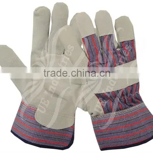 White Leather Working Gloves thumbnail-1
