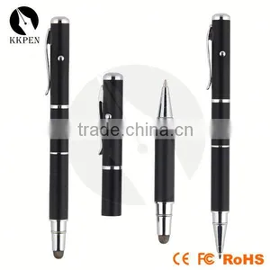 Fancy 3 in 1 Stylus Pen 2 in 1 Highlighter and Ballpoint Pen Led Light up Ball Pen thumbnail-1