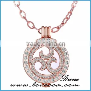 Best Selling Products 2016 Rose Gold Coin Holder Necklace thumbnail-5