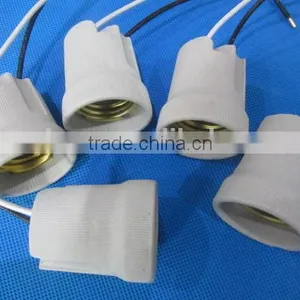 Good Quality E27 Lamp Holder Ceramic Material thumbnail-5
