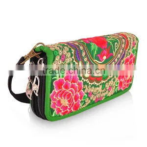 China Enthnic Style Embroidery Purse Woman Money Clip thumbnail-4