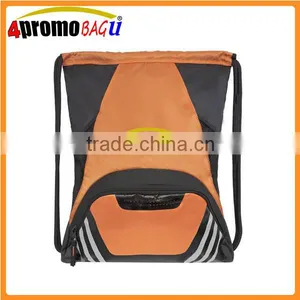 2016 Promotional Small Polyester Drawstring Backpack thumbnail-2