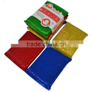 4 Pack Non Scratch Scourers,kitchen Cleaning Scourer thumbnail-1