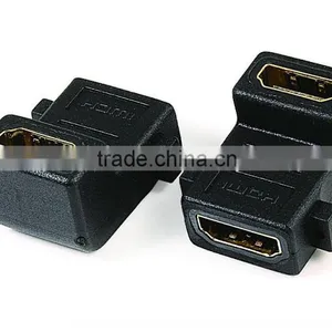 HDMI Female to HDMI Female Adapter 90 Degree Type thumbnail-1