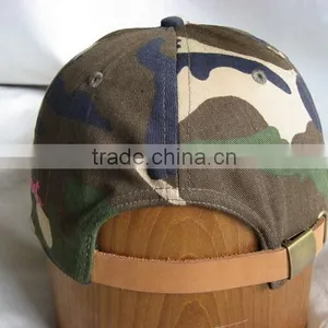 Stylish Custom Blue Camo Baseball Cap thumbnail-3